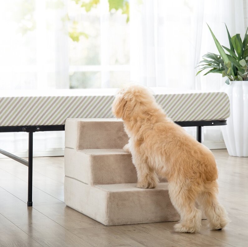 Pospisil+Comfort+Foam+3+Step+Pet+Stair